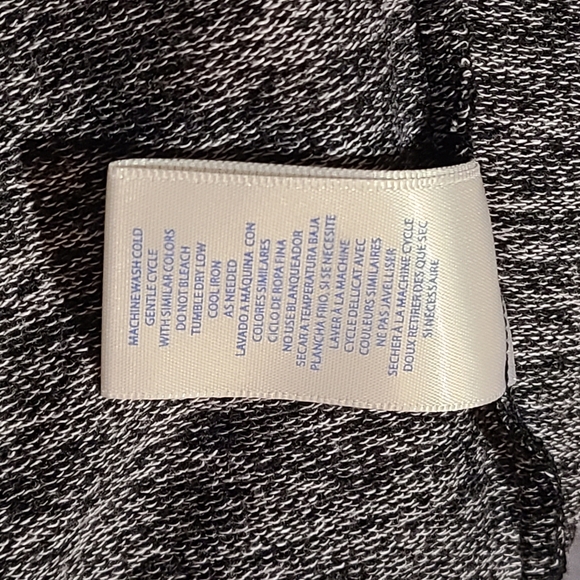 Gray Draped Front Cardigan Sweater - Picture 5 of 5